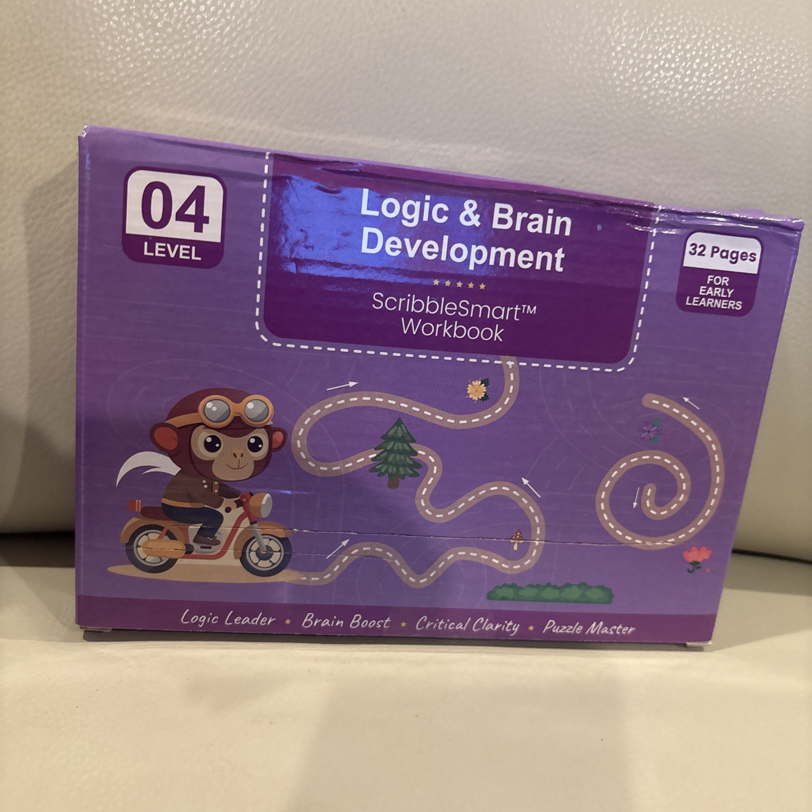Scribble Smart Workbook LEVEL 4 Logic & Brain Development Cognitive Learning NEW