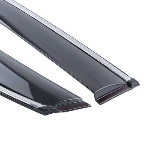 Rain Guards Suitable for 2011-2018 Passat,Window Visor,Dark Smoke