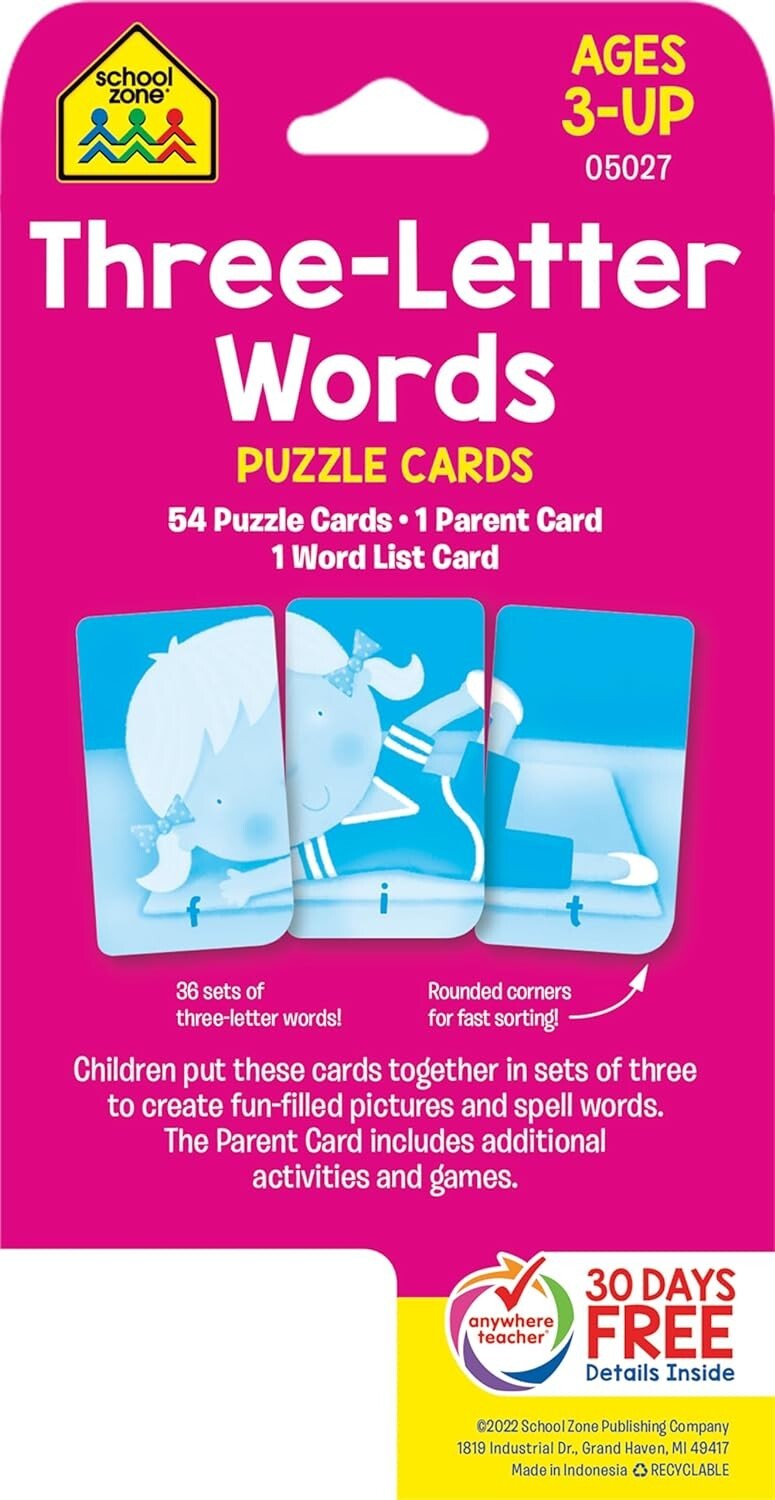 Flash Cards for Toddlers Kids Learning Words Reading Games for Preschool Pre-K