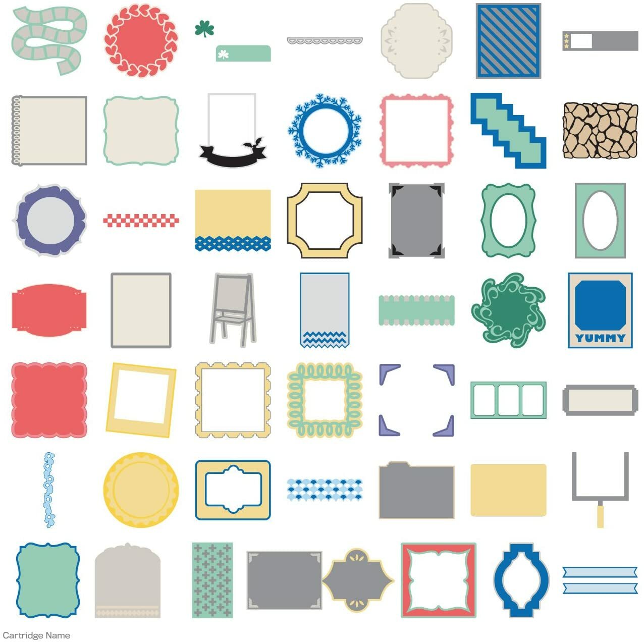 Cricut Family Album Cartridge – 350 Unique Images