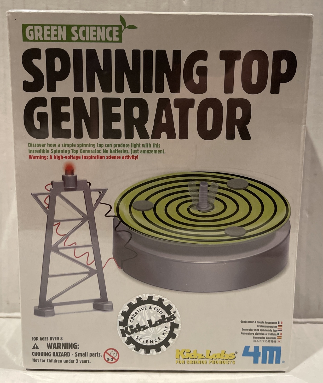 4M KidzLabs Générateur Toupie / Spinning Top Generator DIY à monter soi-même