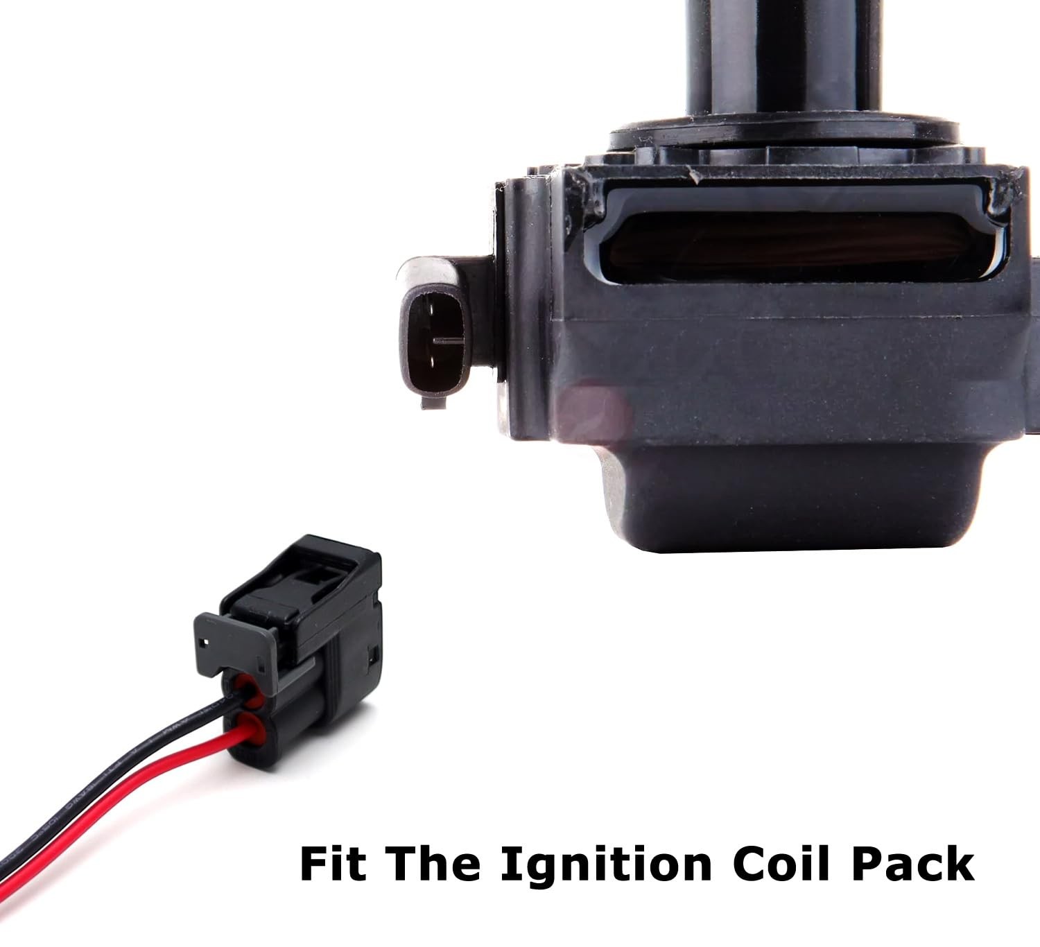 Ignition Coil Connector Pigtail 3pc Female 2-Way Engine Spark Plug Wire