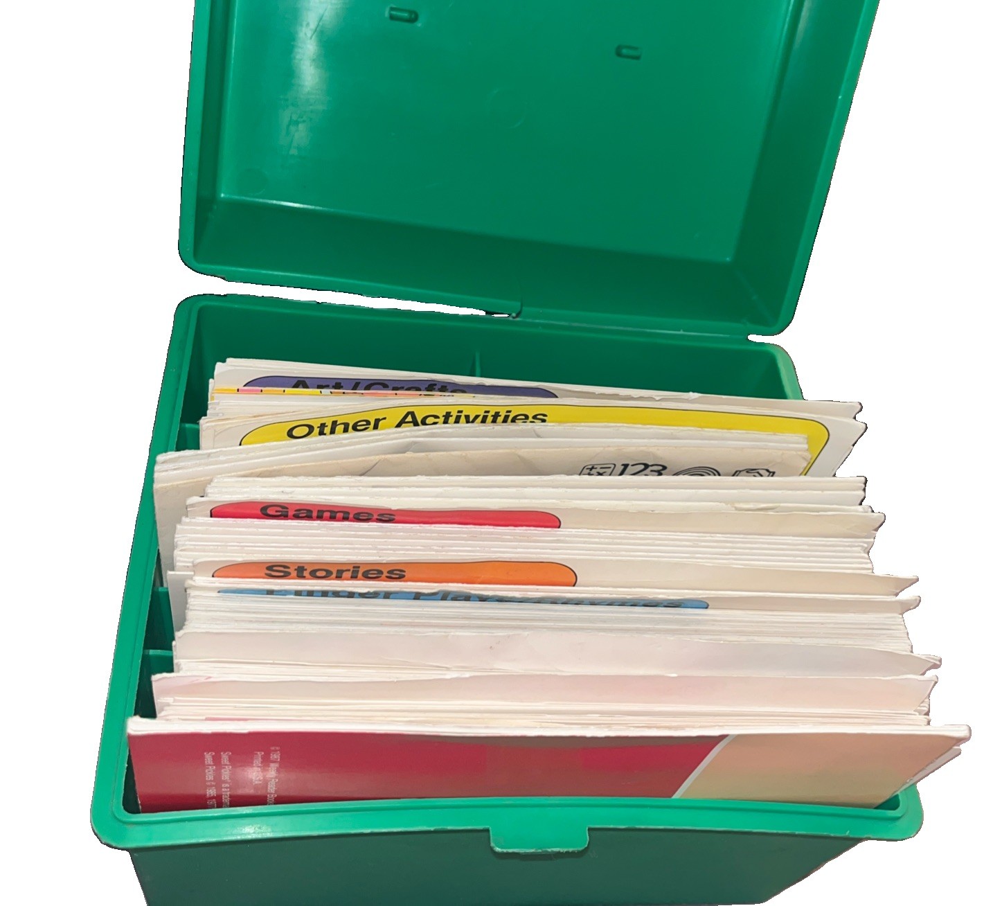 Vtg Sweet Pickles Preschool Program Learning Case Activity w/ Cards