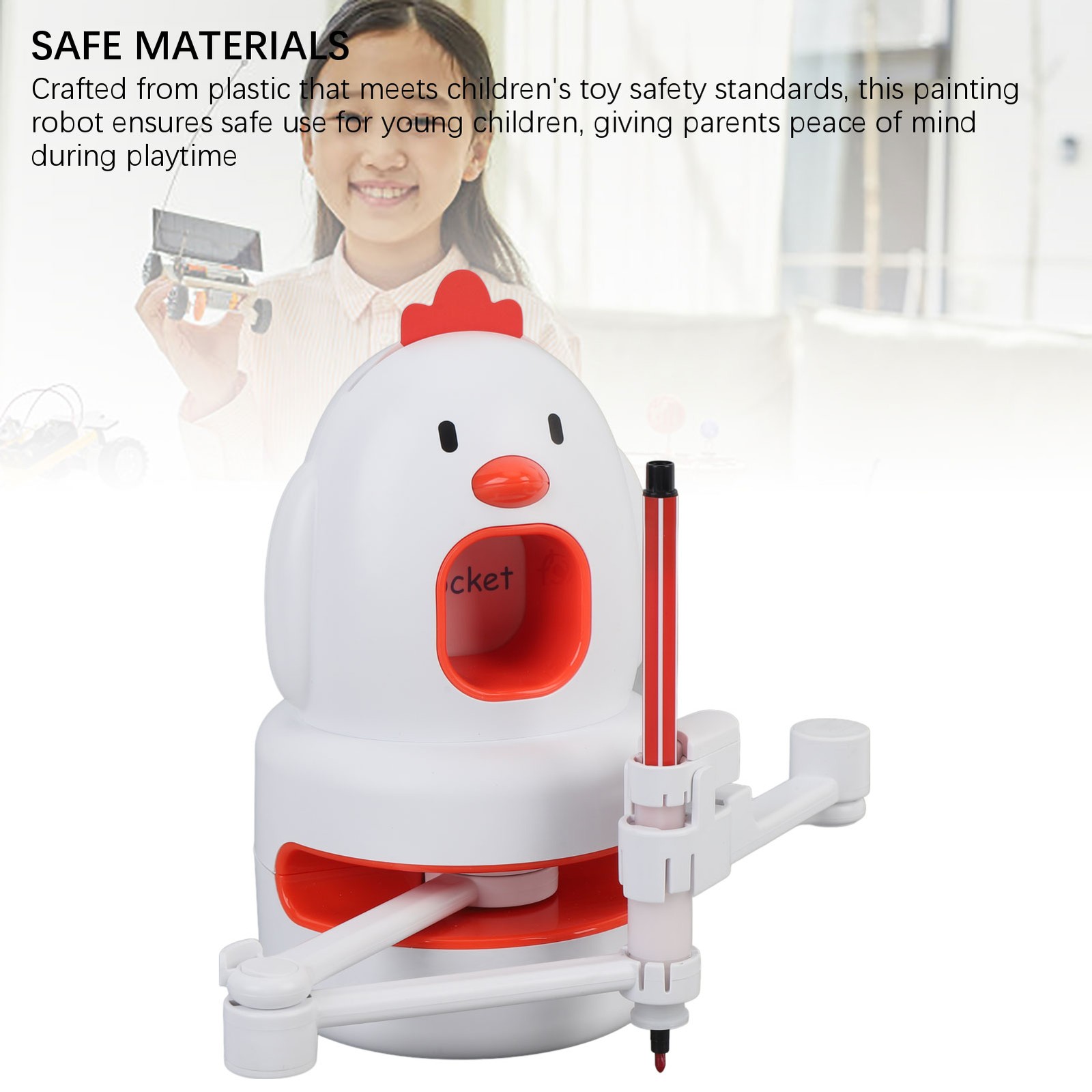 1-Educational Electric Drawing Robot For Kids Enhancing Cognitive Abilities ZLKW