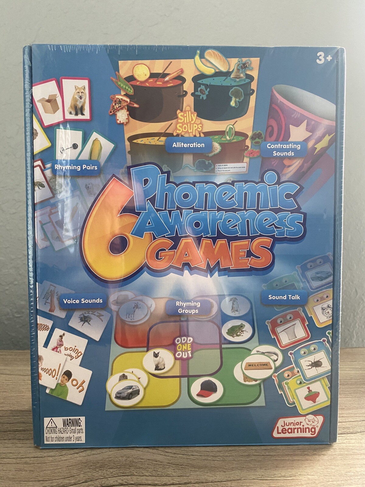 Junior Learning 6Phonemic Awareness Games Sounds Rhyming Alliteration Sealed New