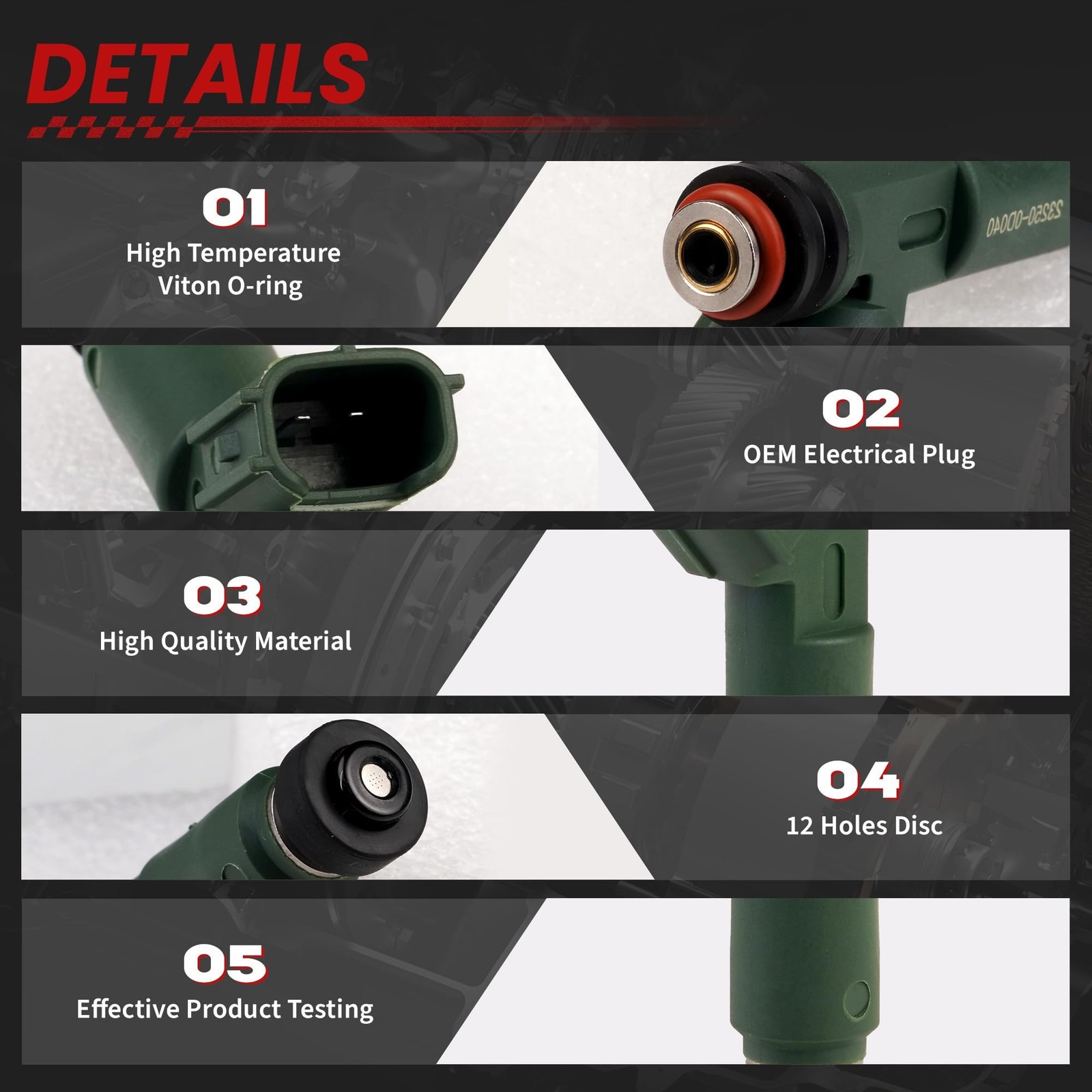 Fuel Injectors for-Toyota Corolla Celica Matrix MR2 Spyder, for-Chevy Prizm, …