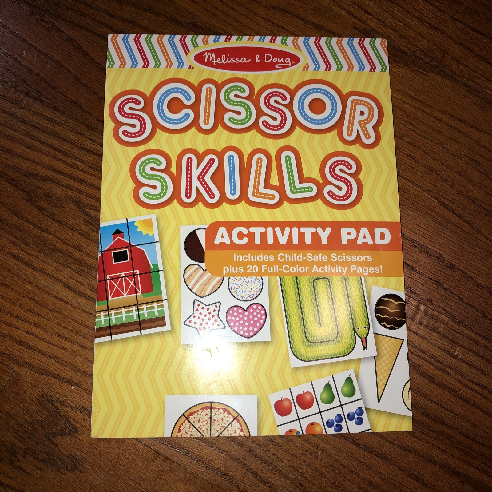 Melissa And Doug Scissor Skills Activity Pad NEW ~ 20 Pages