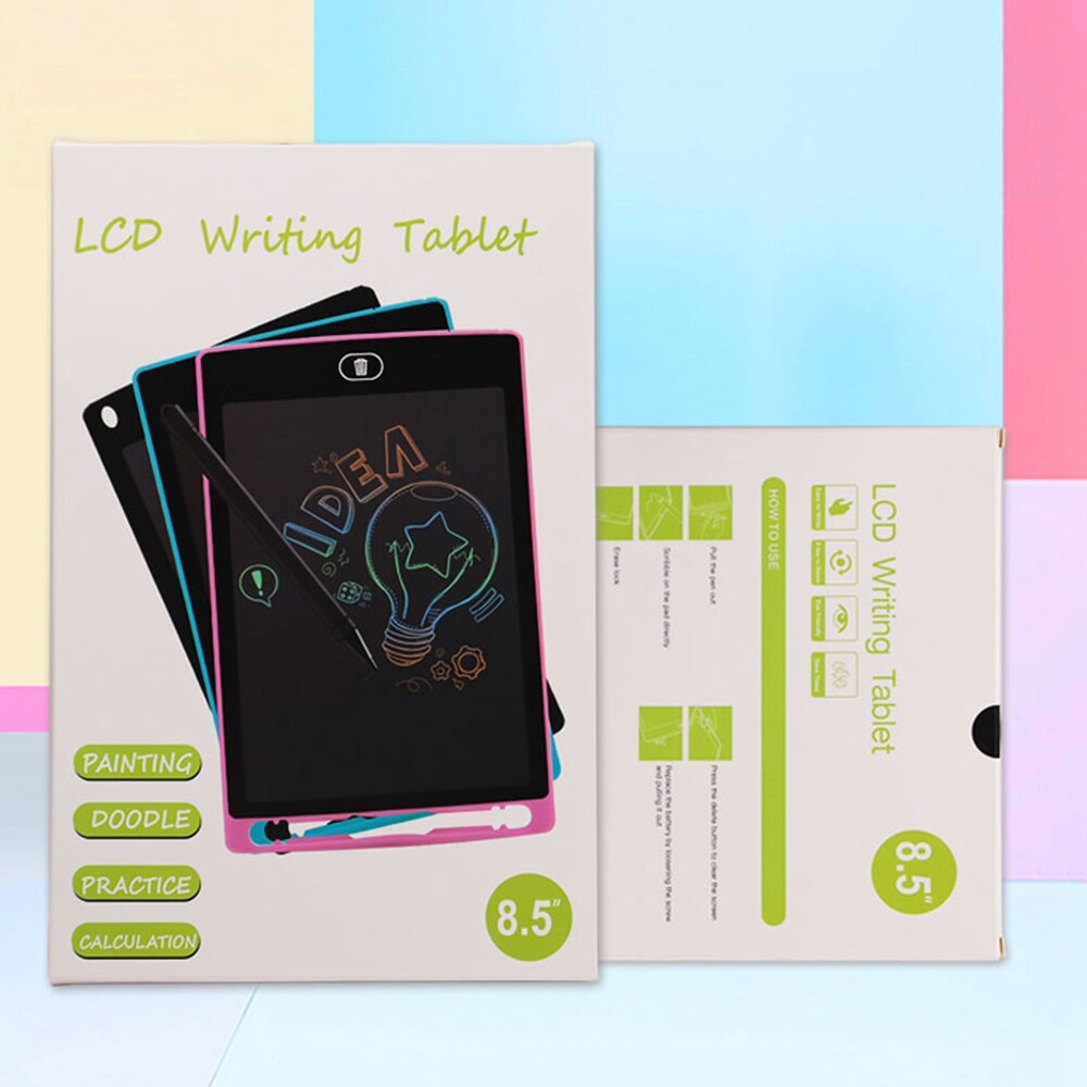 Graffiti Magnetic Plastic Drawing Board 4.4/6.5/8.5 inch Screen Educational Toys