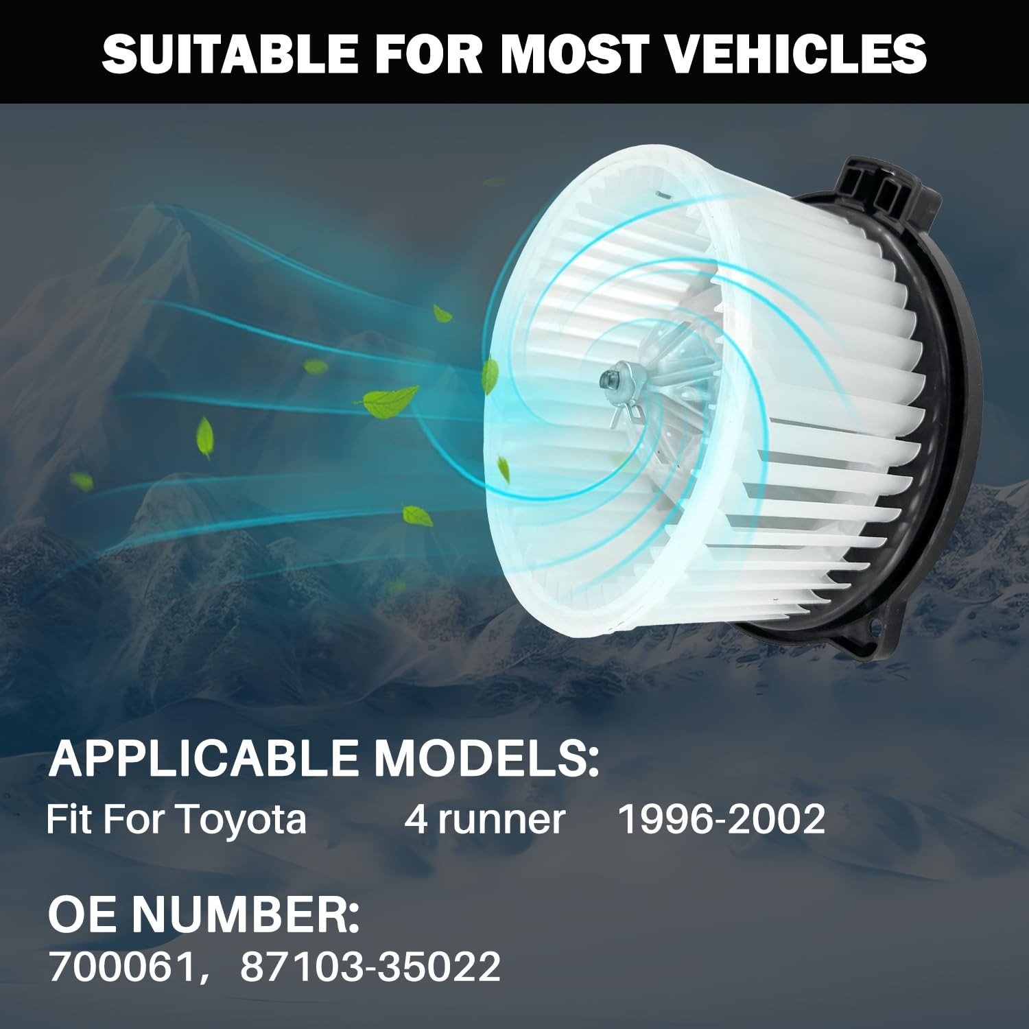 700061 AC Heater Blower Motor Fan Assembly Fit for Toyota 4 Runner 1996 1997 …
