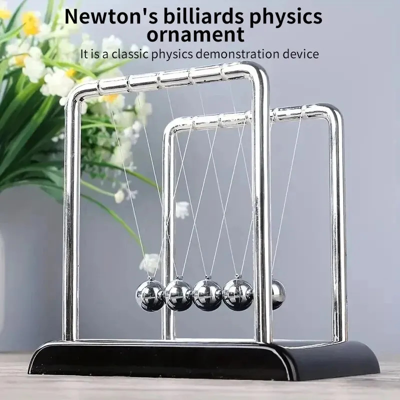Newton’s Cradle Balance Steel Ball Teaching Supplies Physics Science Pendulum