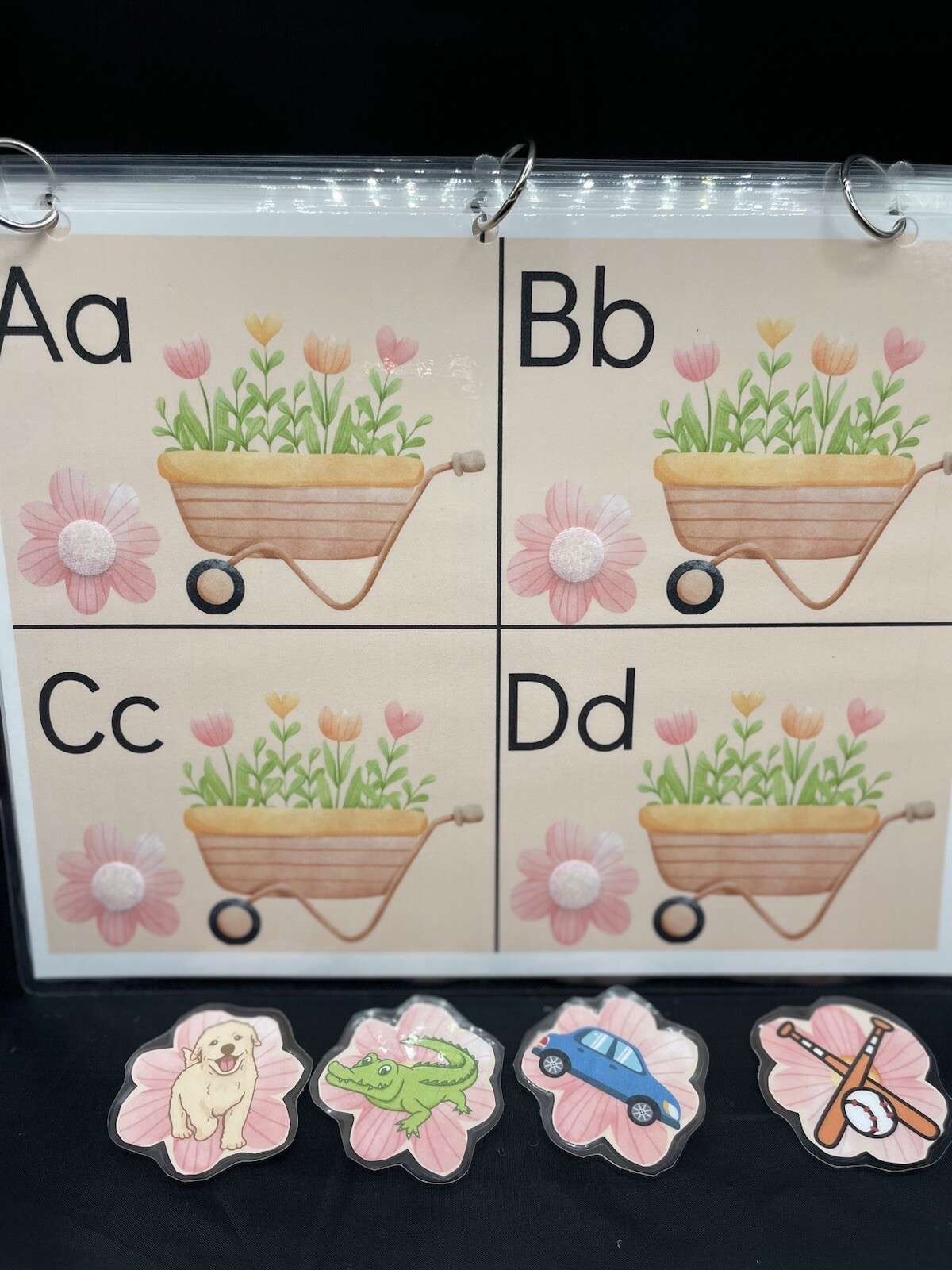 Beginning Sounds Reading Phonics Activity Busy Book Game Educational Children’s