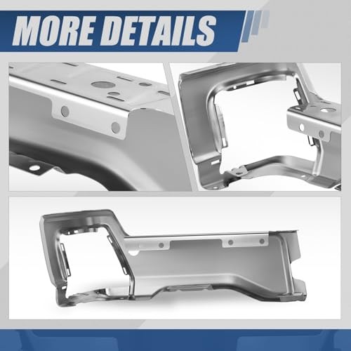 23-26 Ford F250 F350 F450 Rear Bumper End Cap Chrome Right w/Sensor Hole