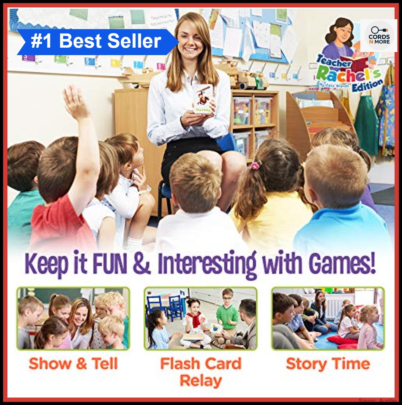 Flash Cards Set 184 Toddlers First Words Alphabet Colors Shapes Numbers
