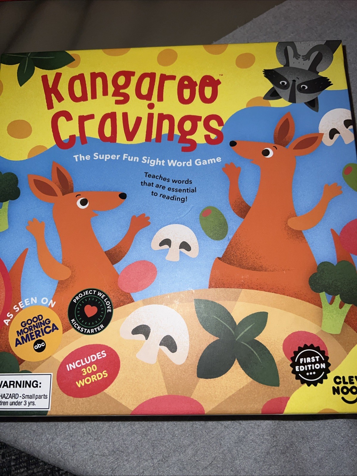 Kangaroo Cravings 300 High-Frequency Sight Words Game-1st Edition-As Seen On GMA