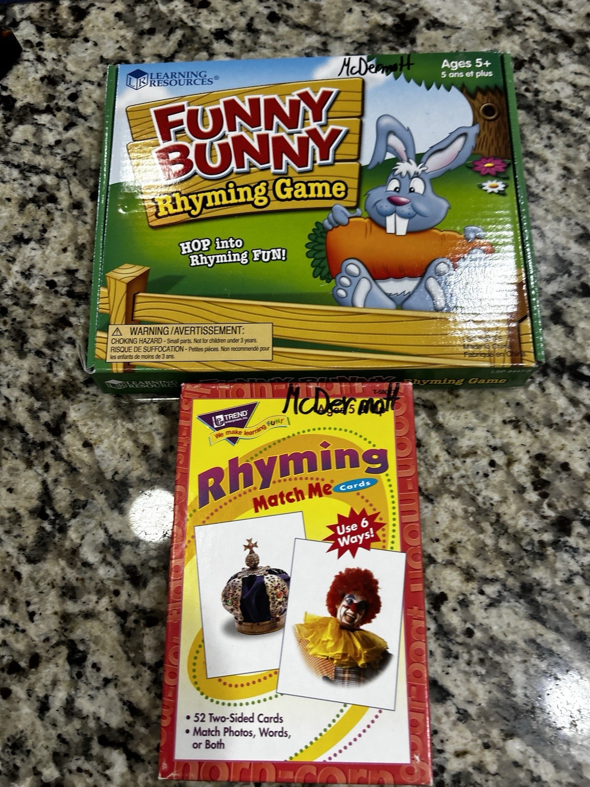 Rhyming Games Set of 2 Children’s