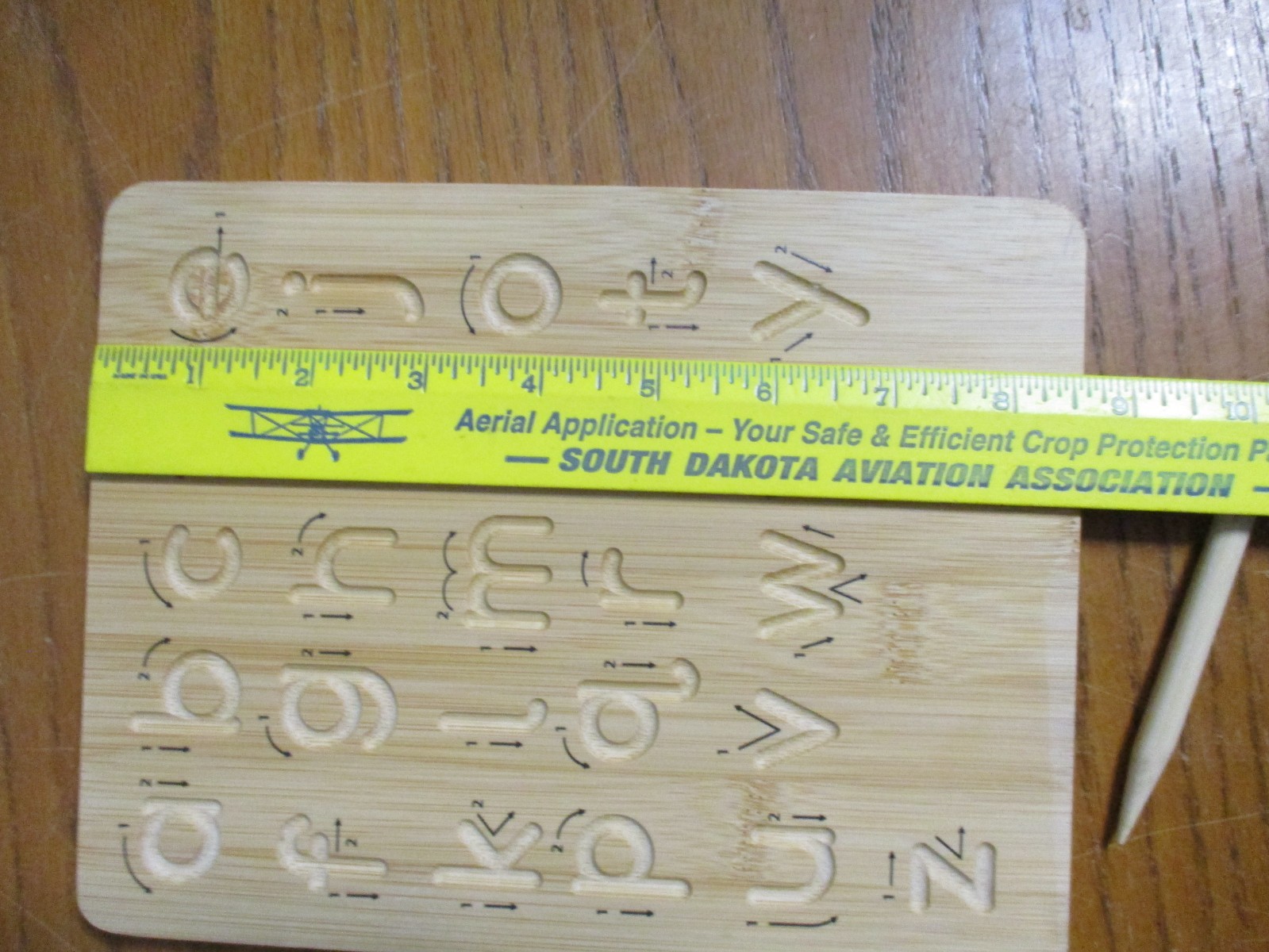 asweets Wooden Trace Letters Board – Lower and Capital Letters