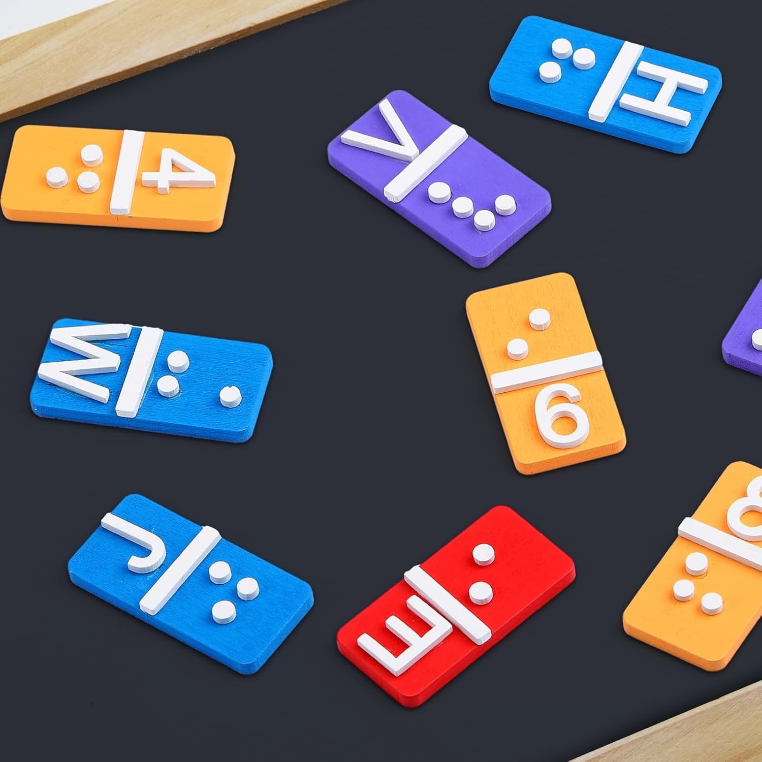 Tactile Braille Alphabet Set – Educational Learning Tool//