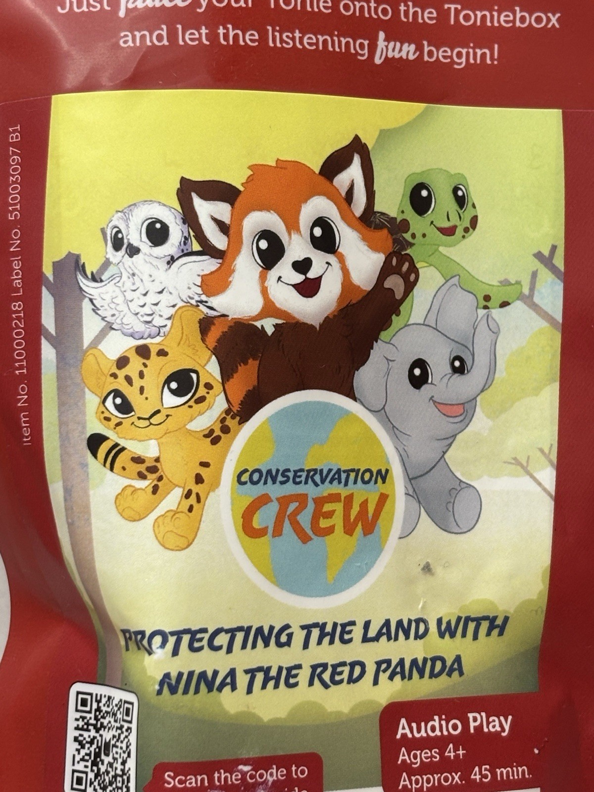 Tonies Conservation Crew – Protecting the Land with Nina the Red Panda Tonie NEW