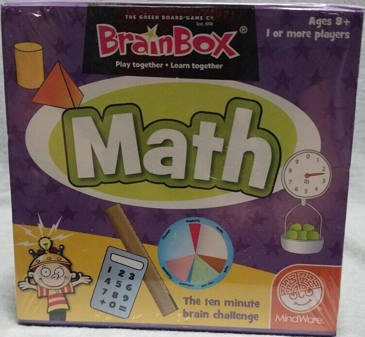 Mindware Brain Box Math game age 8+ NEW IN BOX-FACTORY SEALED