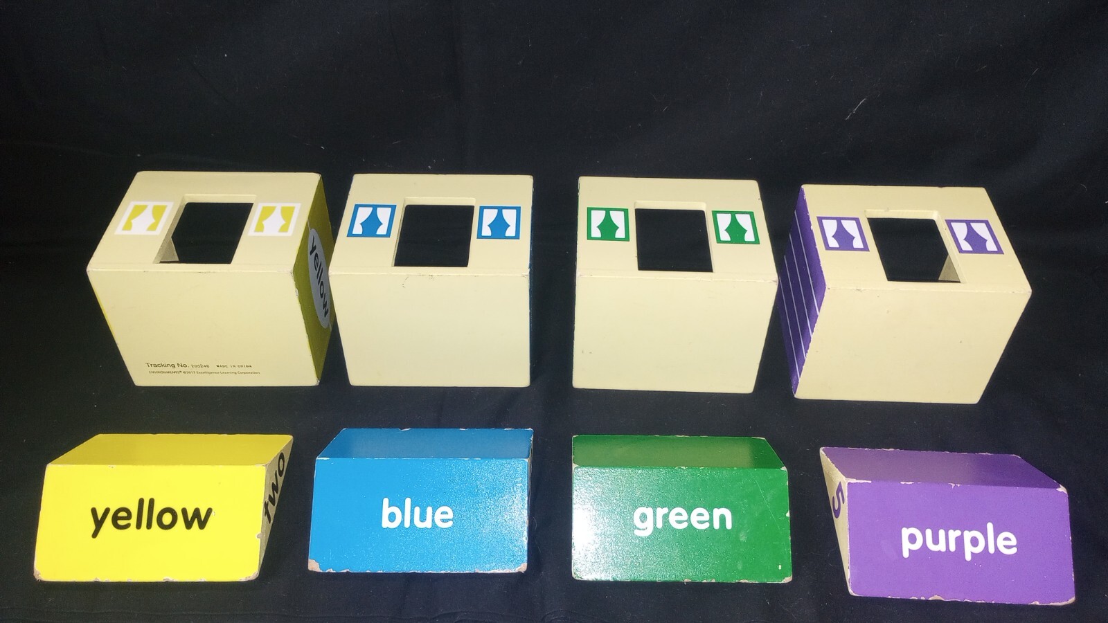 Environments 2017 Excellence Learning Corp. Colors & Counting Wood Houses