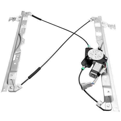 NPAUTO Front Left Driver Side Power Window Regulator with Motor Replacement for