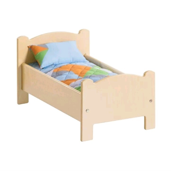 Kaplan Early Learning High Quality Wooden Doll Bed