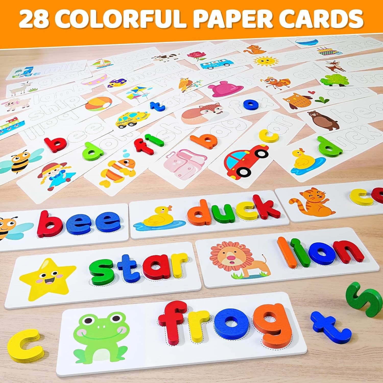 BEESTECH Alphabet ABC Learning Educational Toys for 3 4 5 Years Old Boys Girls