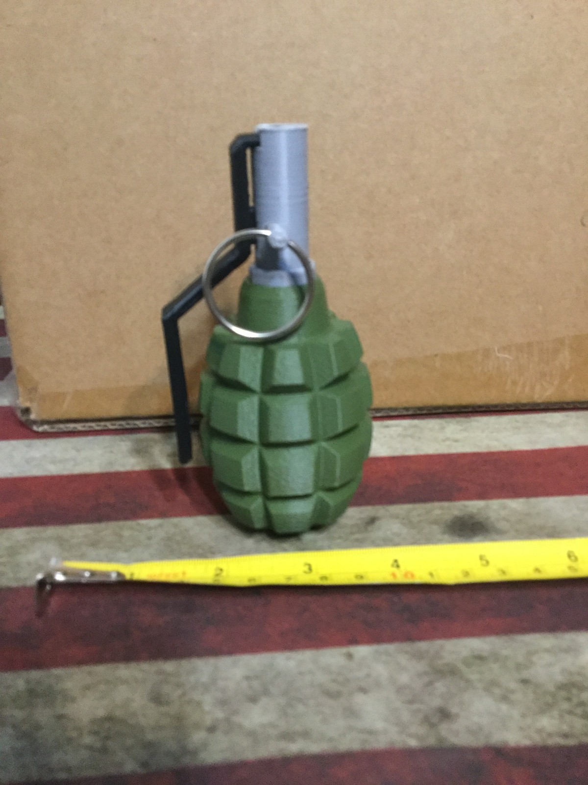 FAKE Soviet F1 WW2 Era Frag Grenade – Accurate Size Plastic Replica milsim