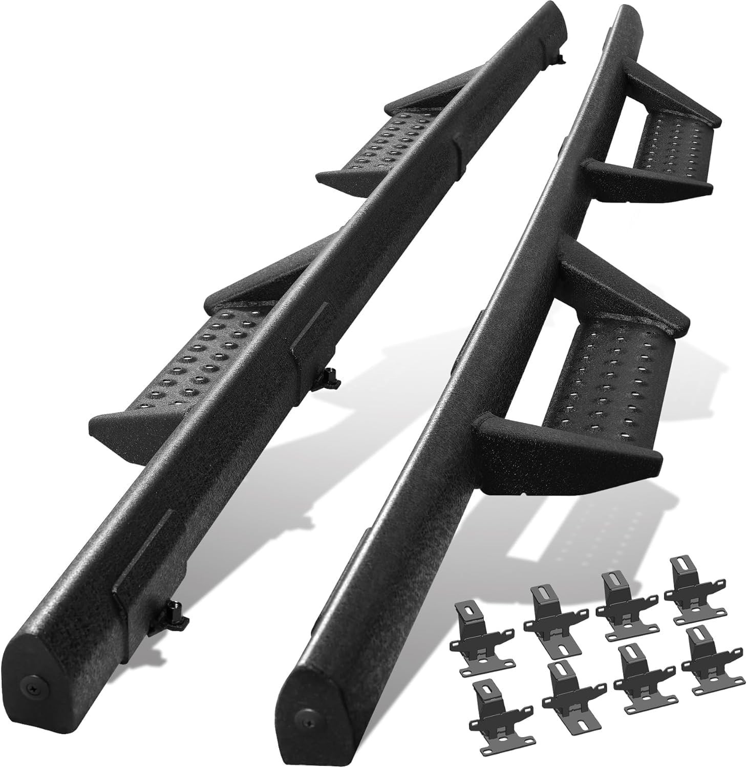 Curve Design Running Boards Compatible with Vehicle 2020-2025 Jeep Gladiator Jt
