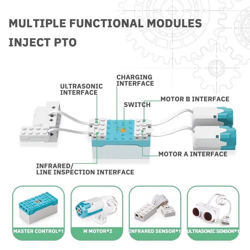 42-in-1 Multi Model STEM Robotics Building Blocks Kit Electric Educational Toy