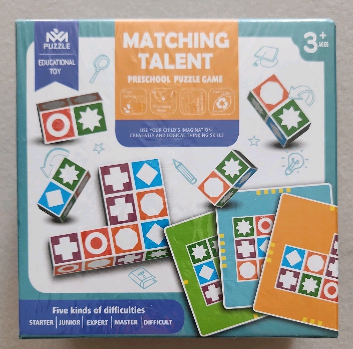 Matching Talent Preschool Puzzle Game Educational Toy 3+ NEW & SEALED!