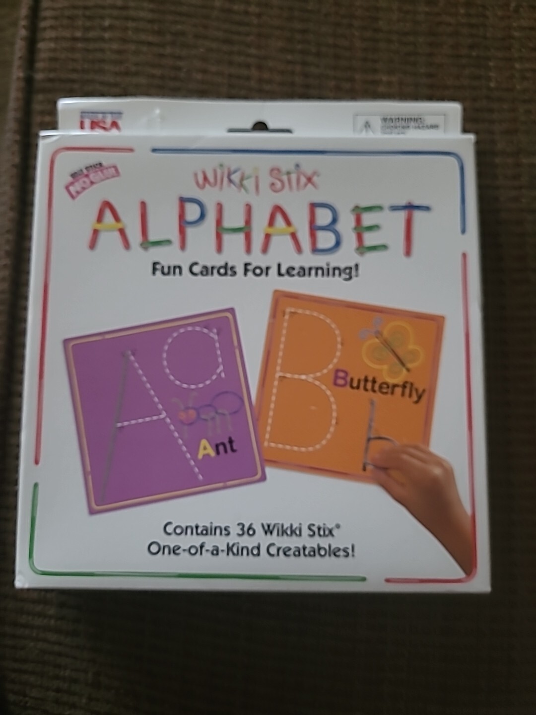 Wikki Stix Alphabet Cards Set