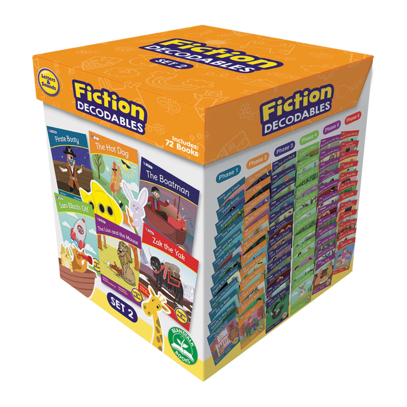 Junior Learning Letters & Sound Set 2 Fiction Educational Learning Boxed Set
