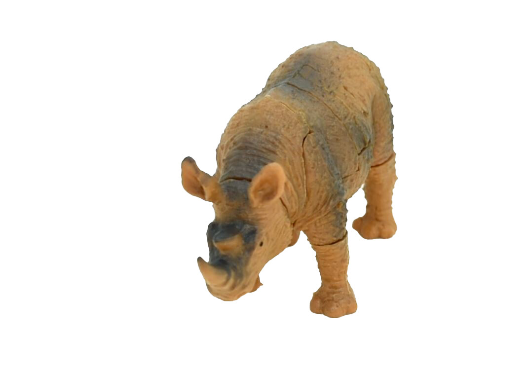 Rhino, Rhinoceros 3D Interlocking Puzzle Plastic Replica 3″ – F3029 B331