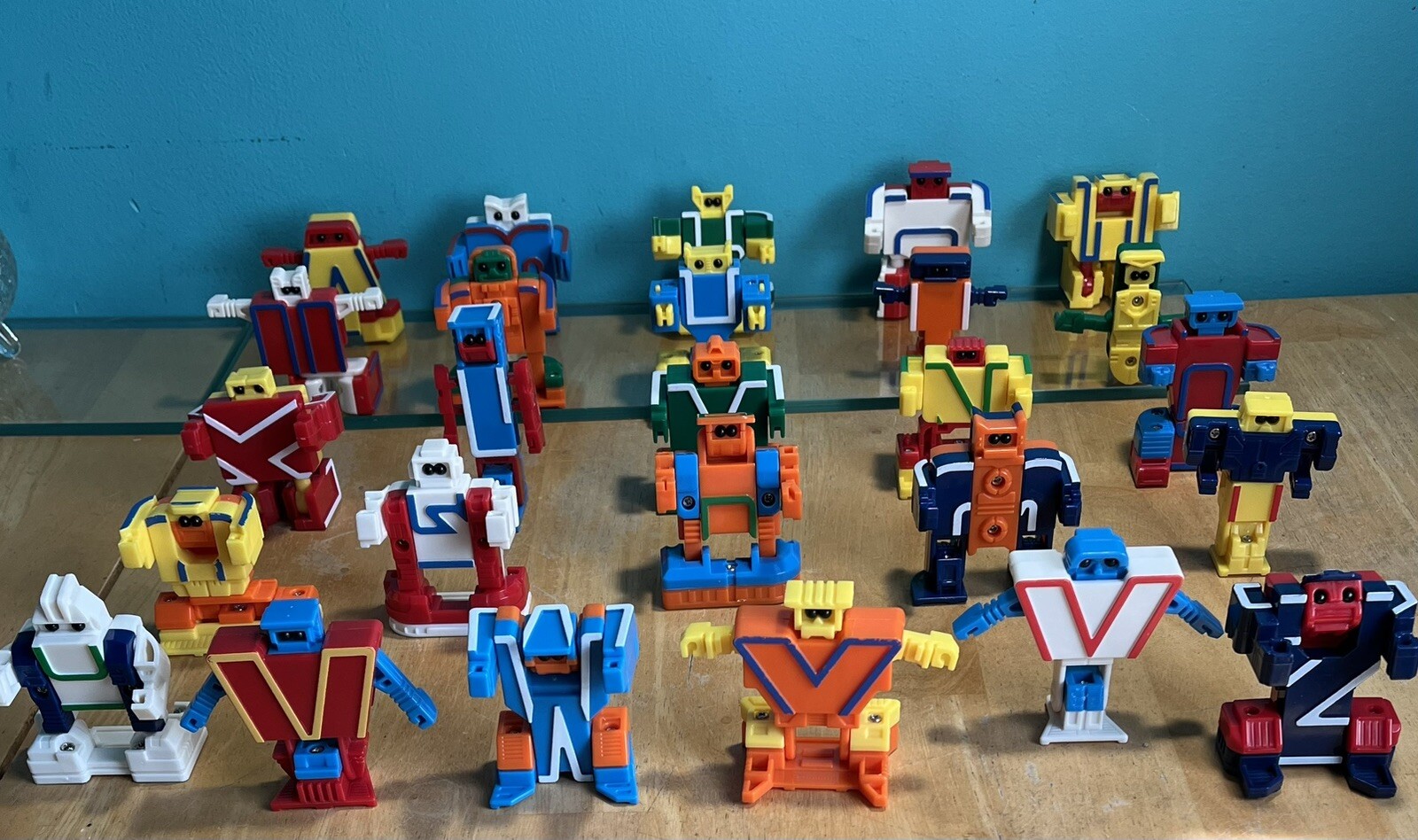 Alpha Bots Transformers Robot Fun & Educational Letters, A-Z, 26 pcs., A-41