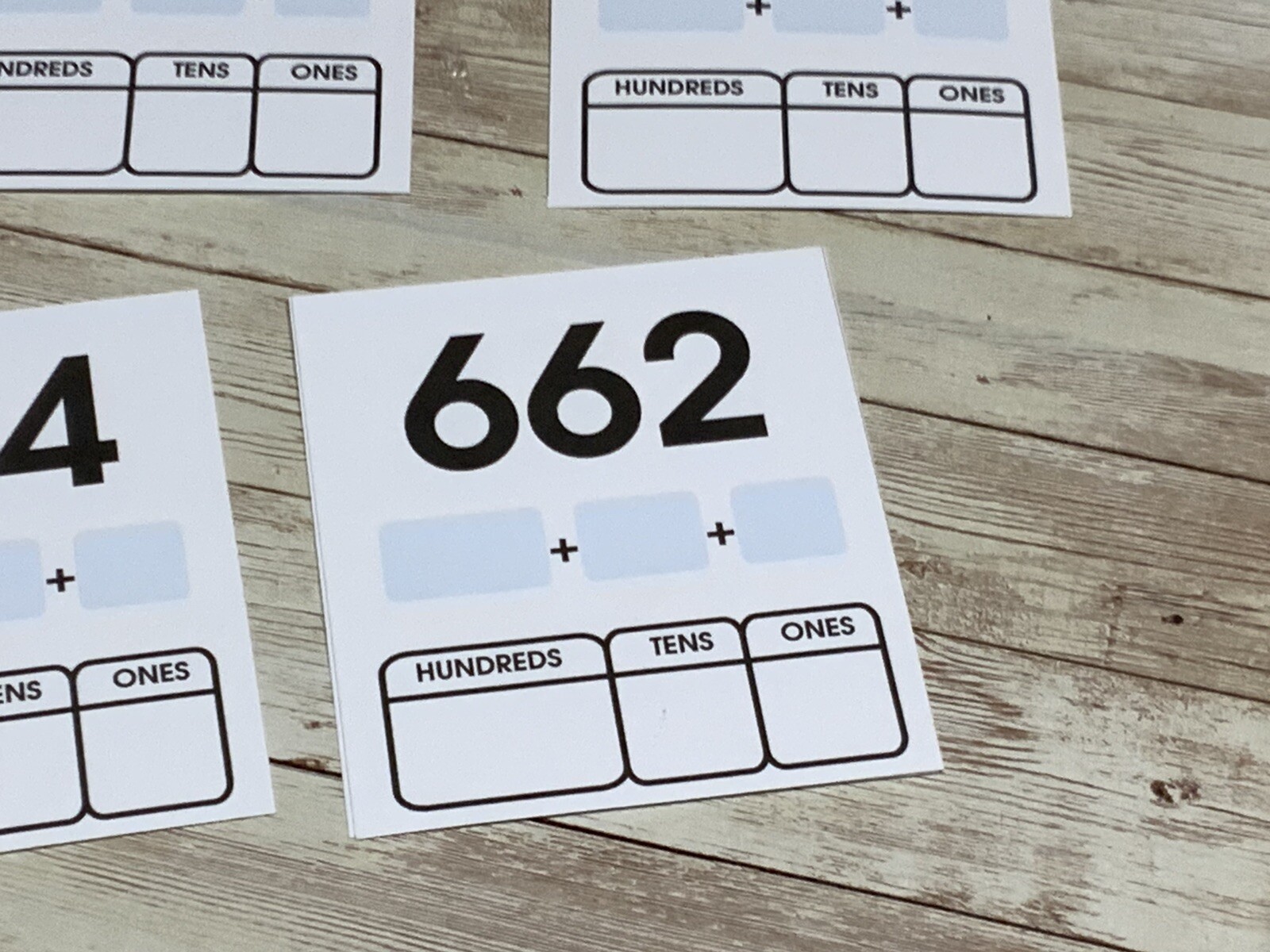 Place Value Two Ways – Math Center – Dry Erase – 30 Laminated Activity Cards