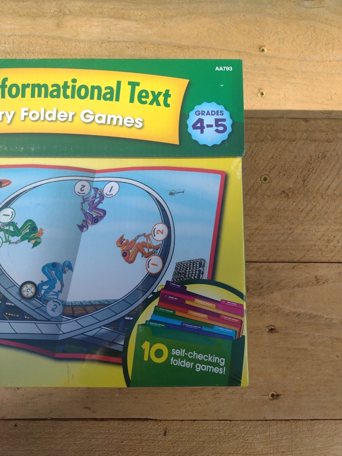 Lakeshore Reading Informational Text Elementary Folder Games Grades 4-5 NIB