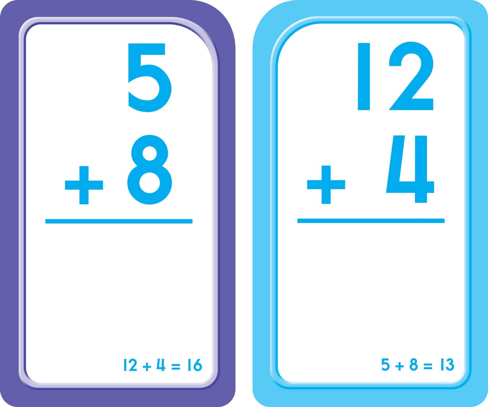 Addition Subtraction Flash Cards for 1st 2nd Grade Math for Kids Learning Basics
