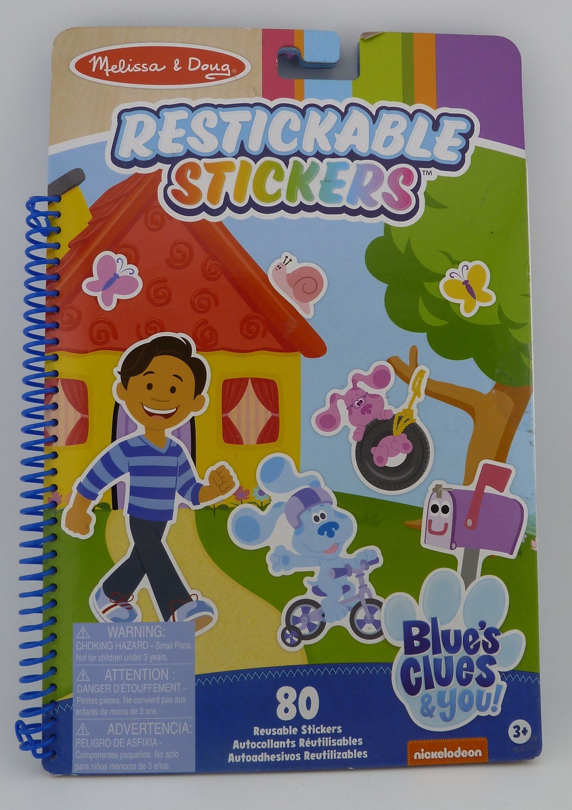 NEW Blues Clues-Paw Patrol Lot 3 Sticker Books & Puzzle Magnets Restickable Fun