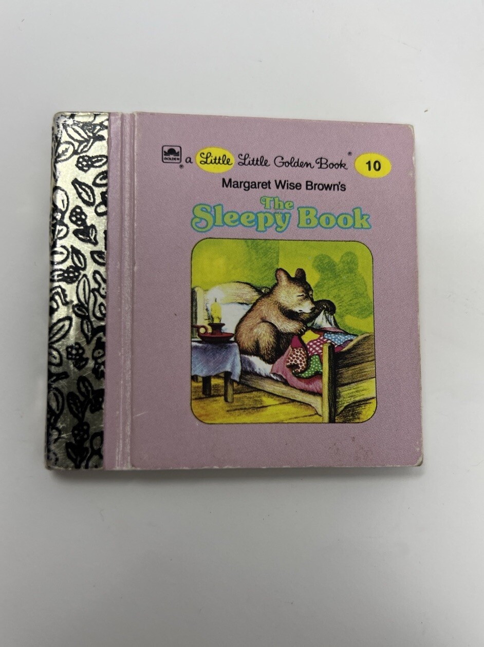 2x LITTLE LITTLE GOLDEN BOOK MINI MINIATURE VINTAGE BOOKS Tootle & Sleepy Book
