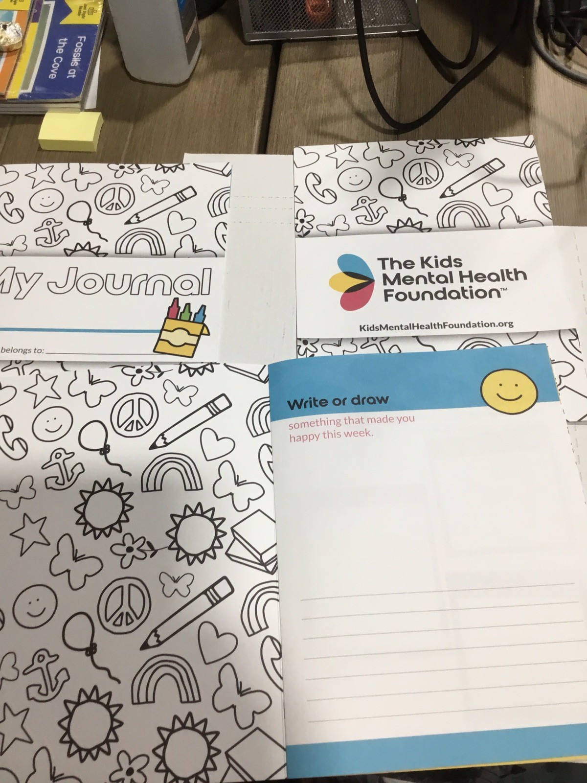 32 The Kids Mental Health Foundation pamphlet – My Journal Coloring Color Books