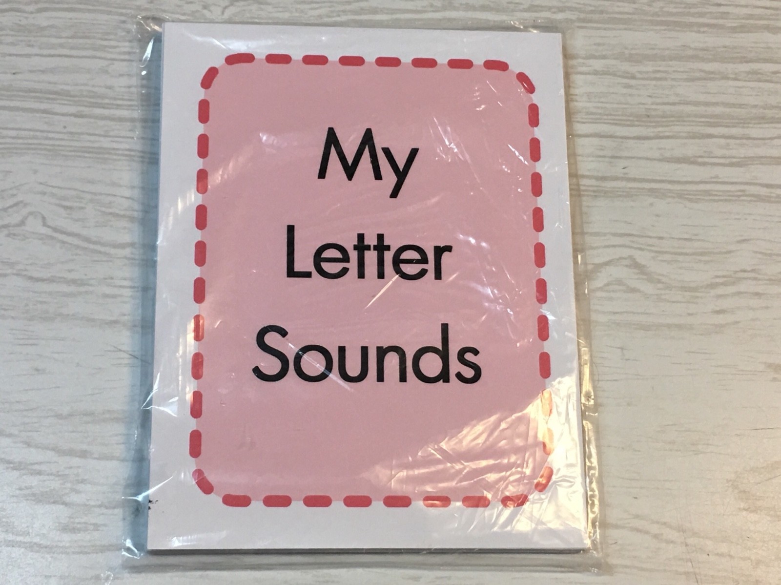 MY LETTER SOUNDS Preschool Flash Card set