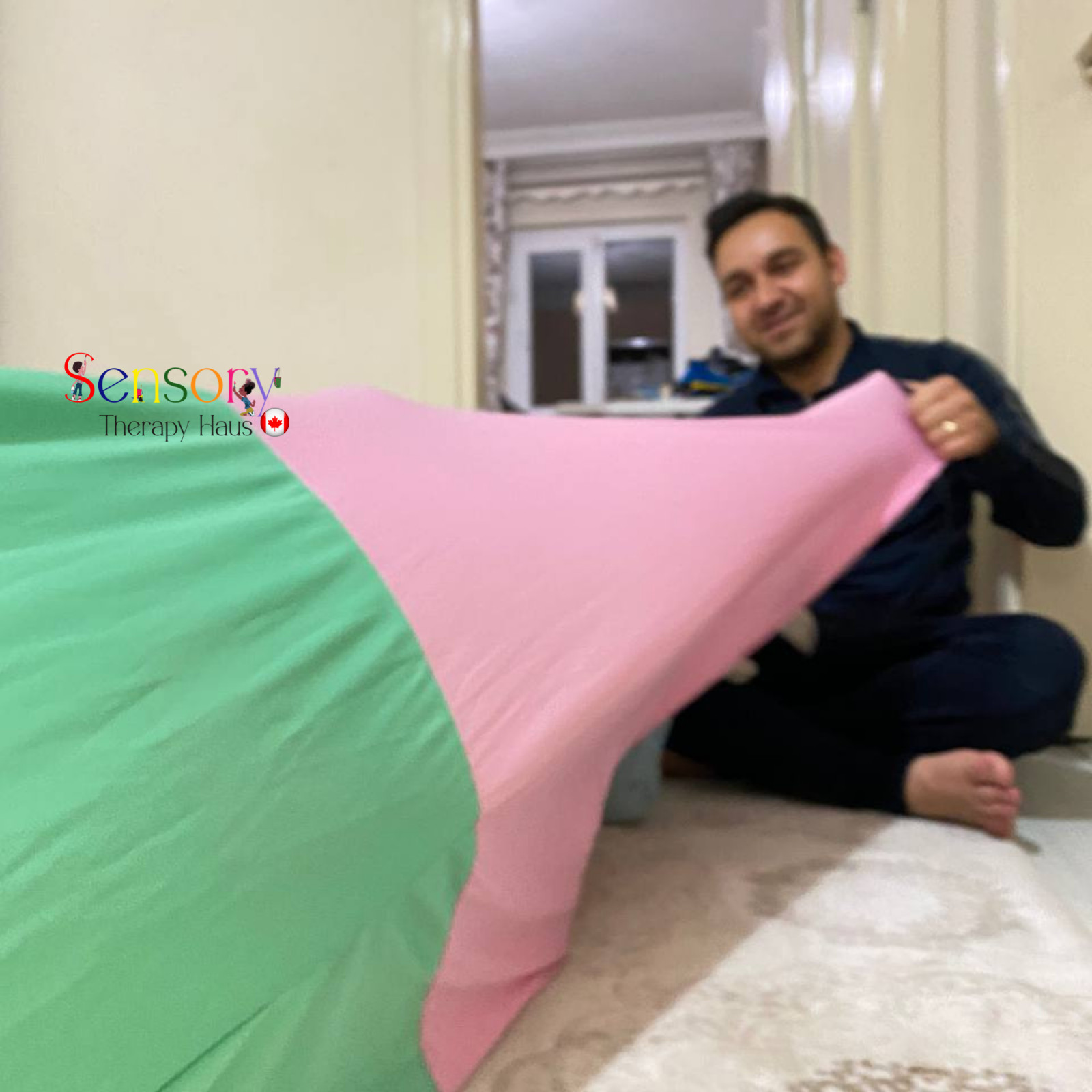 Compression Sensory Tunne, Resistance Tunnel, Spandex Play,For Kids or Adults