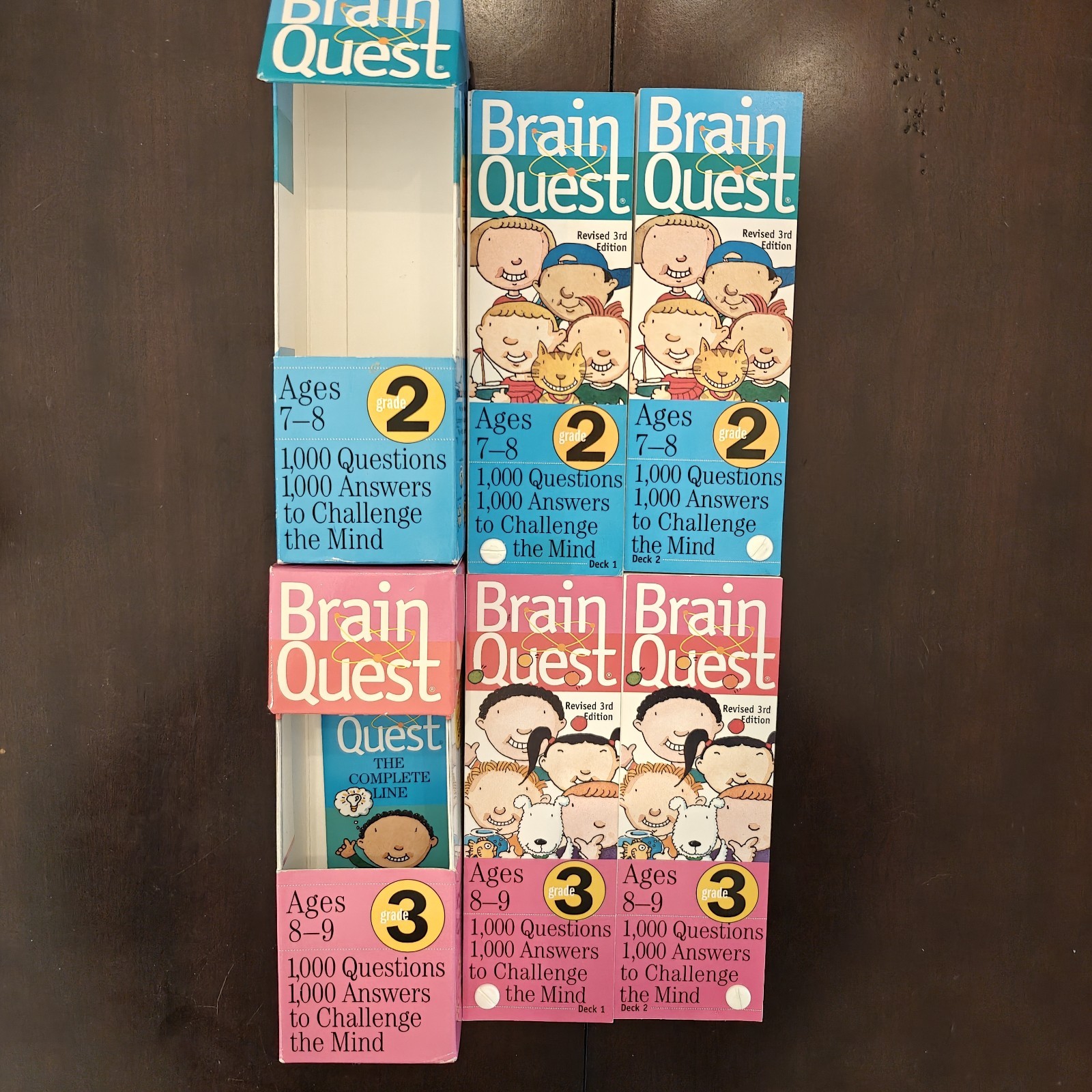 Brain Quest Flash Cards Mixed Lot of 2nd & 3rd Grade – Challenge the Mind