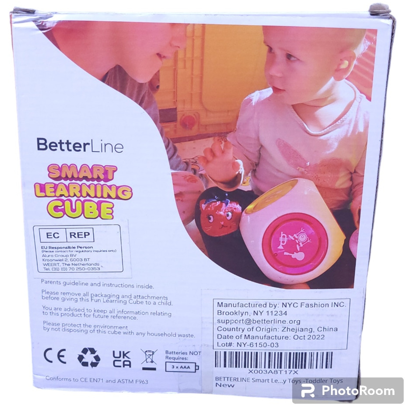 BetterLine Learning Cube Educational Musical Activity Center Block Toy Kids NIB