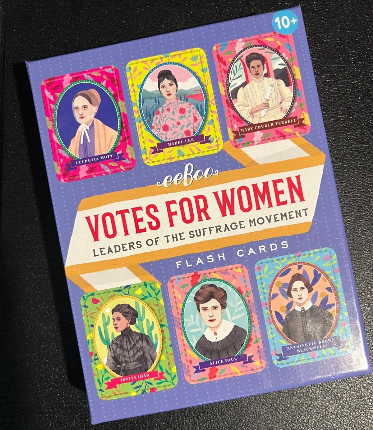 Eeboo Votes for Women flash cards BRAND NEW never opened