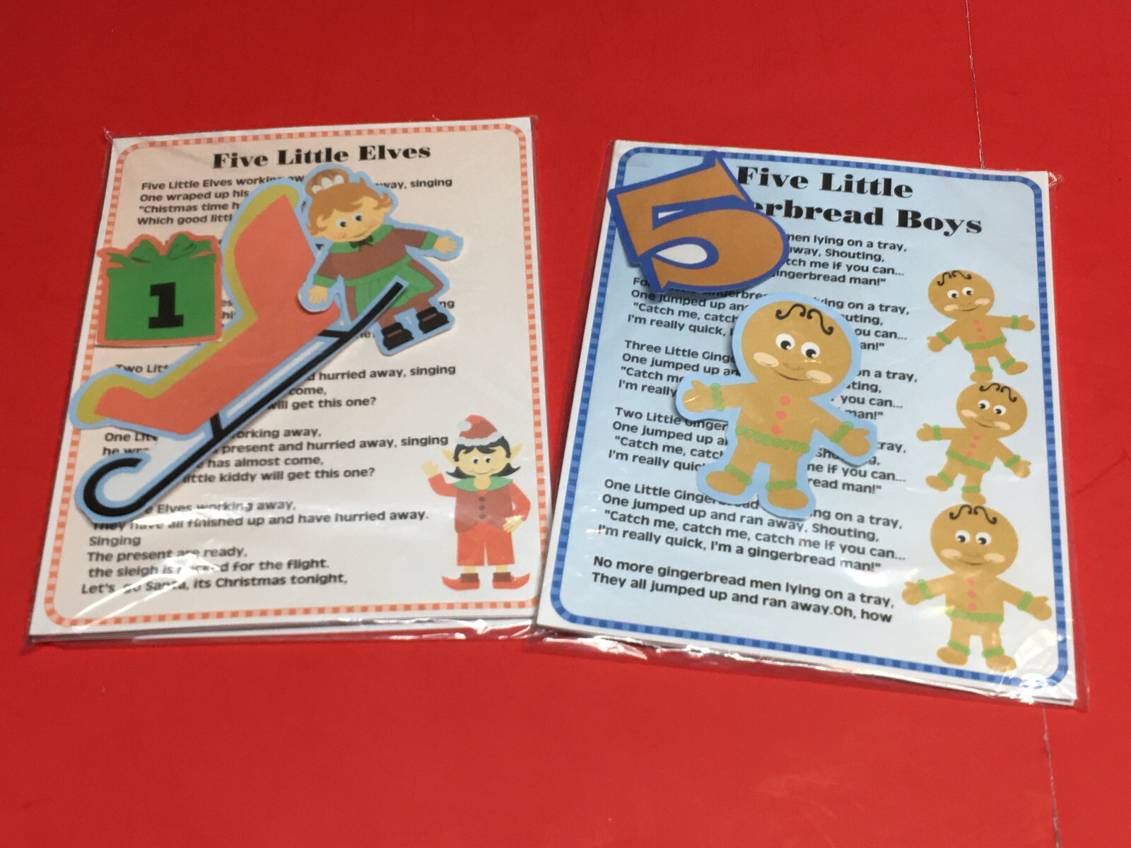 2 Sets FLANNEL BOARD SET – LAMINATED – FLANNEL FELT STORY and PIECES #2