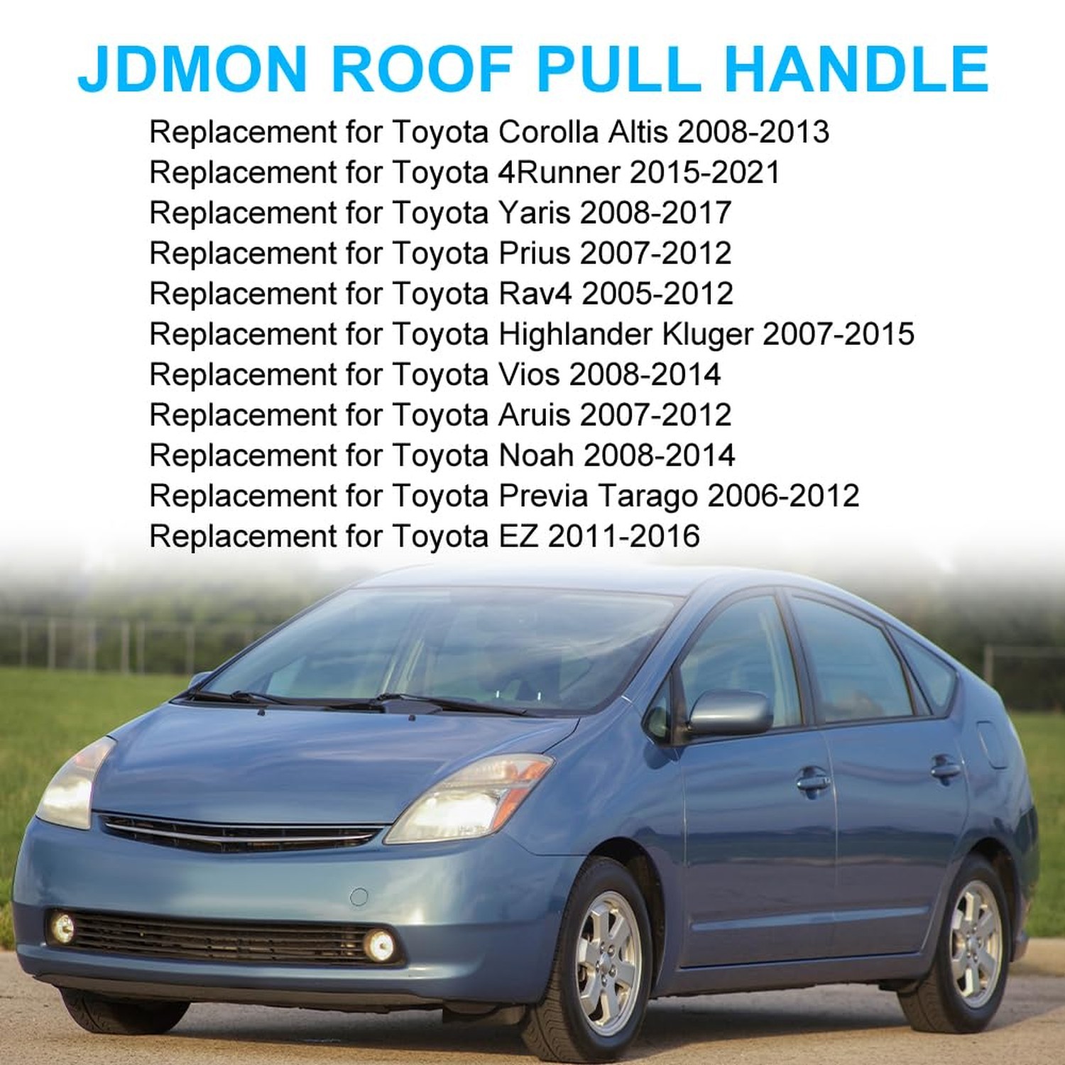 JDMON Inner Roof Ceiling Pull Handles Replacement for Toyota Corolla 4Runner …