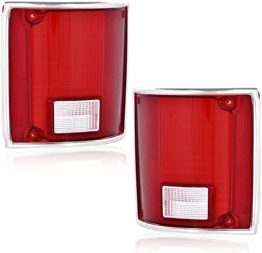 ALLGOOD Tail Light Lens, Compatible with Chevy Blazer C10 C20 C30 1975-1986, Fit