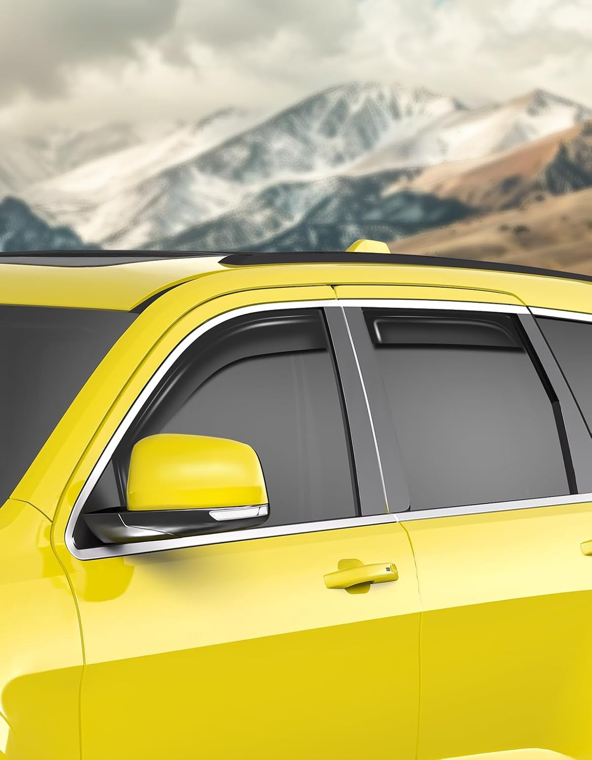 in-Channel Window Rain Guards Fit for Jeep Grand Cherokee 2011-2021 (NOT for L)
